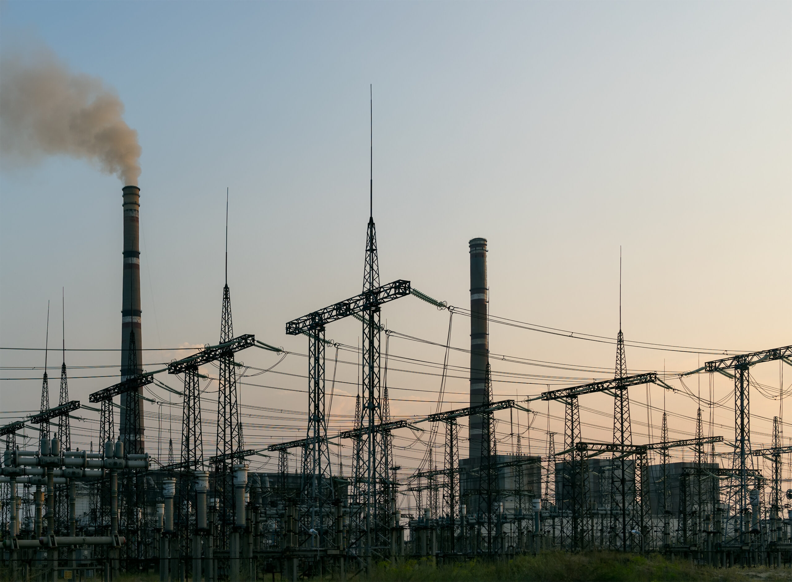 The power plant is producing electricity for a public use. The power plant is producing electricity for a public use.